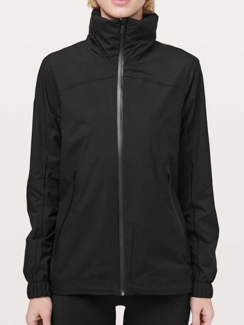 Lululemon Here To Move Waterproof Seam-Sealed Rain Jacket in Black